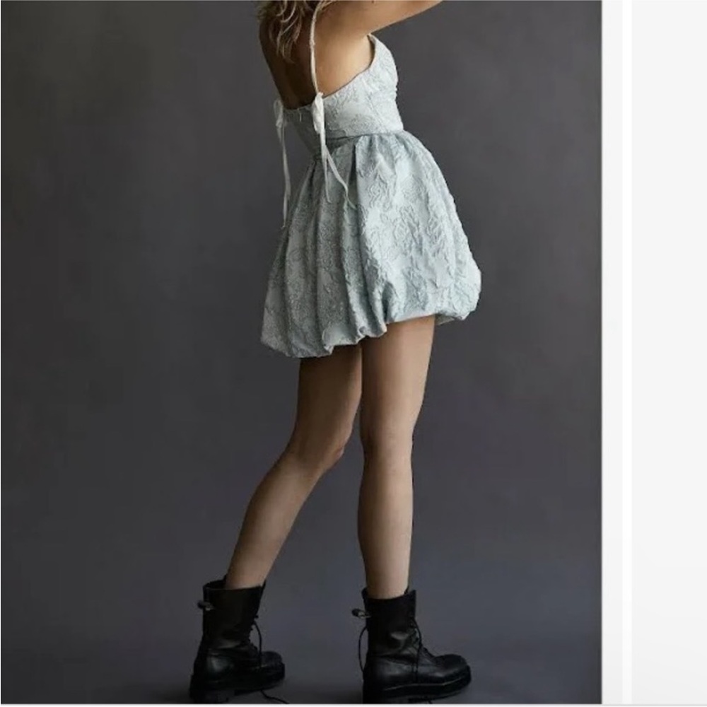 FOR LOVE & LEMONS sz XS Lydia Party Dress in Ice Blue - Picture 4 of 16